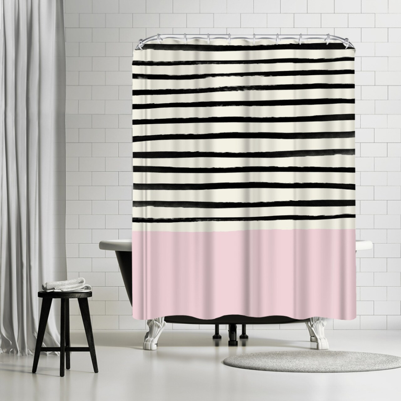 Bubblegum by Leah Flores Shower Curtain 71&#x22; x 74&#x22;